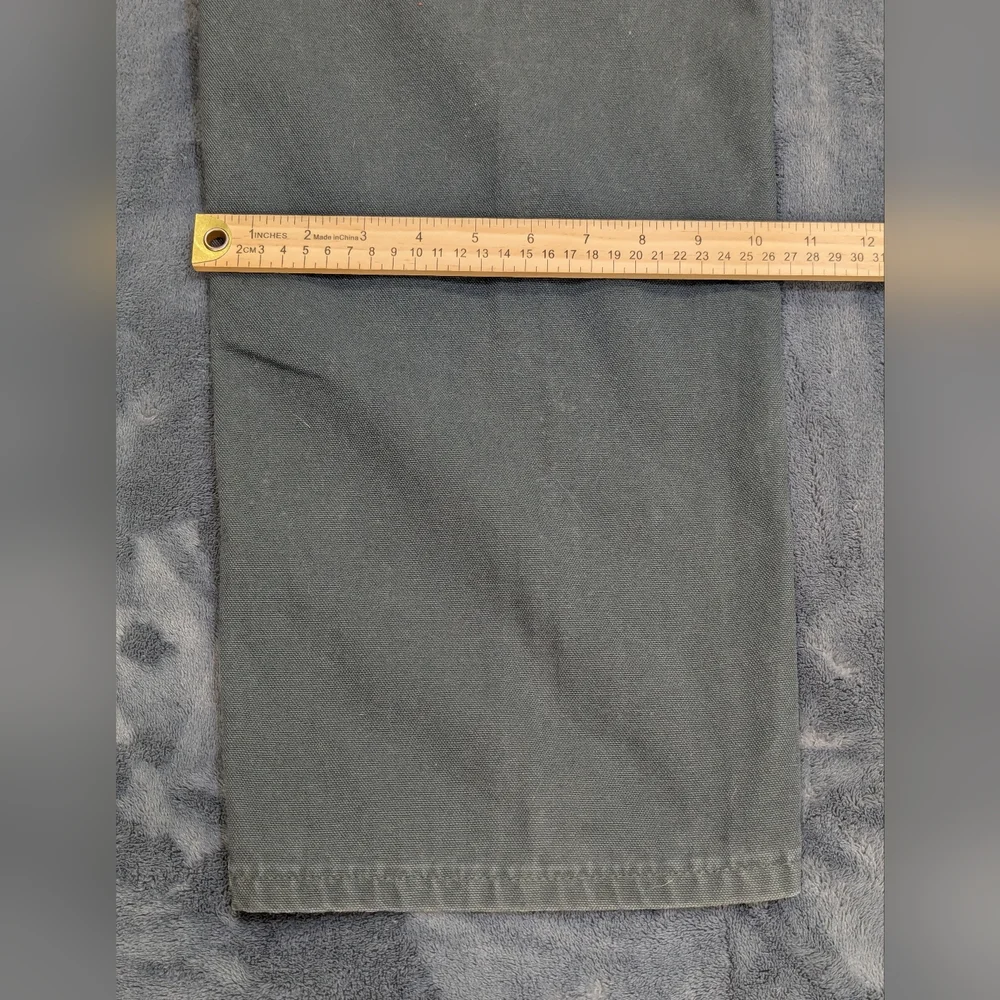 Carhartt Canvas Baggy Cargo Vintage Y2K Pants With Flap Pockets Men's Size 34x32